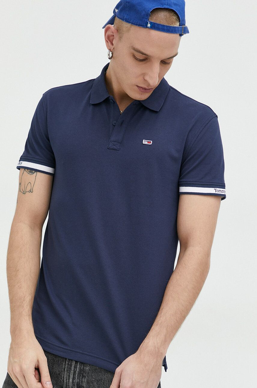 Tommy Jeans tricou polo femei culoarea roz - Pled.ro