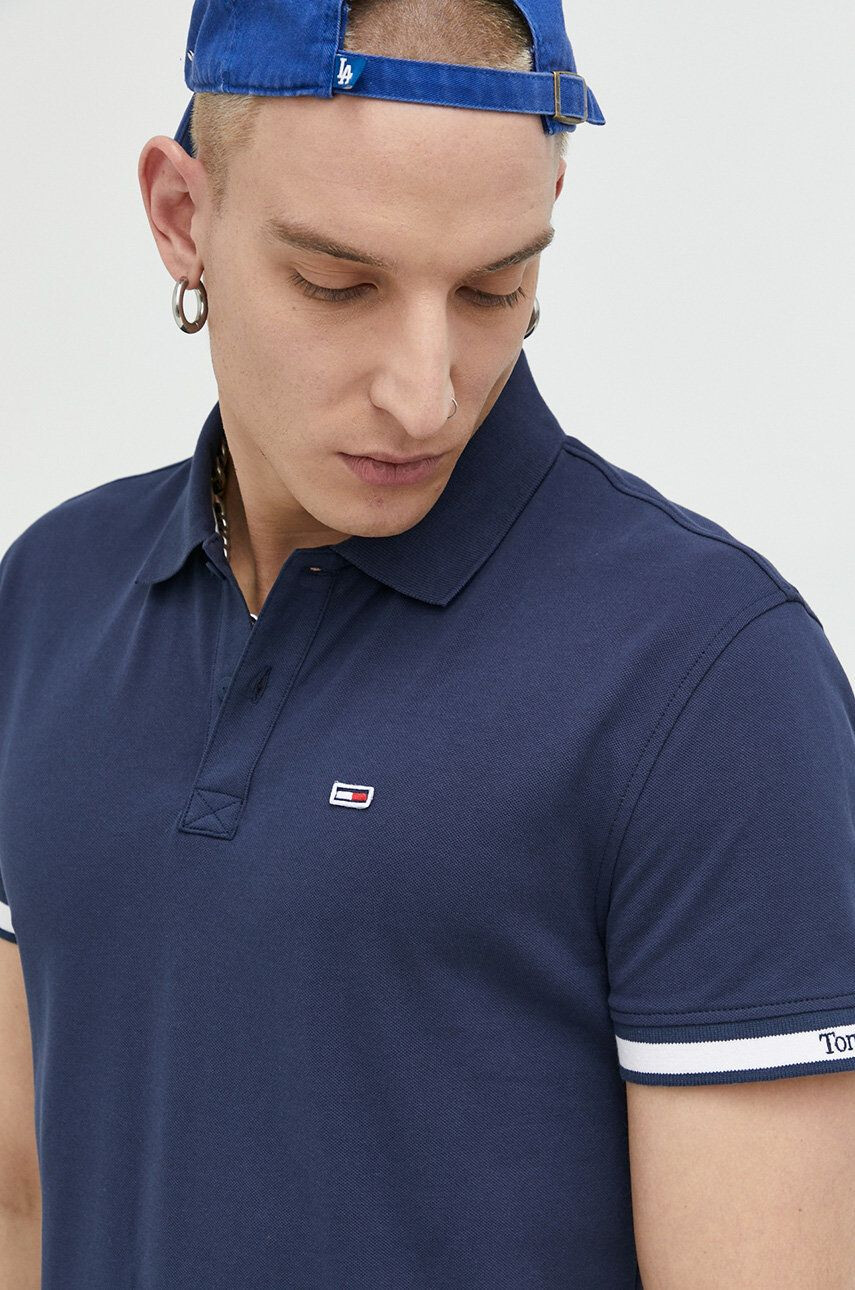 Tommy Jeans tricou polo femei culoarea roz - Pled.ro