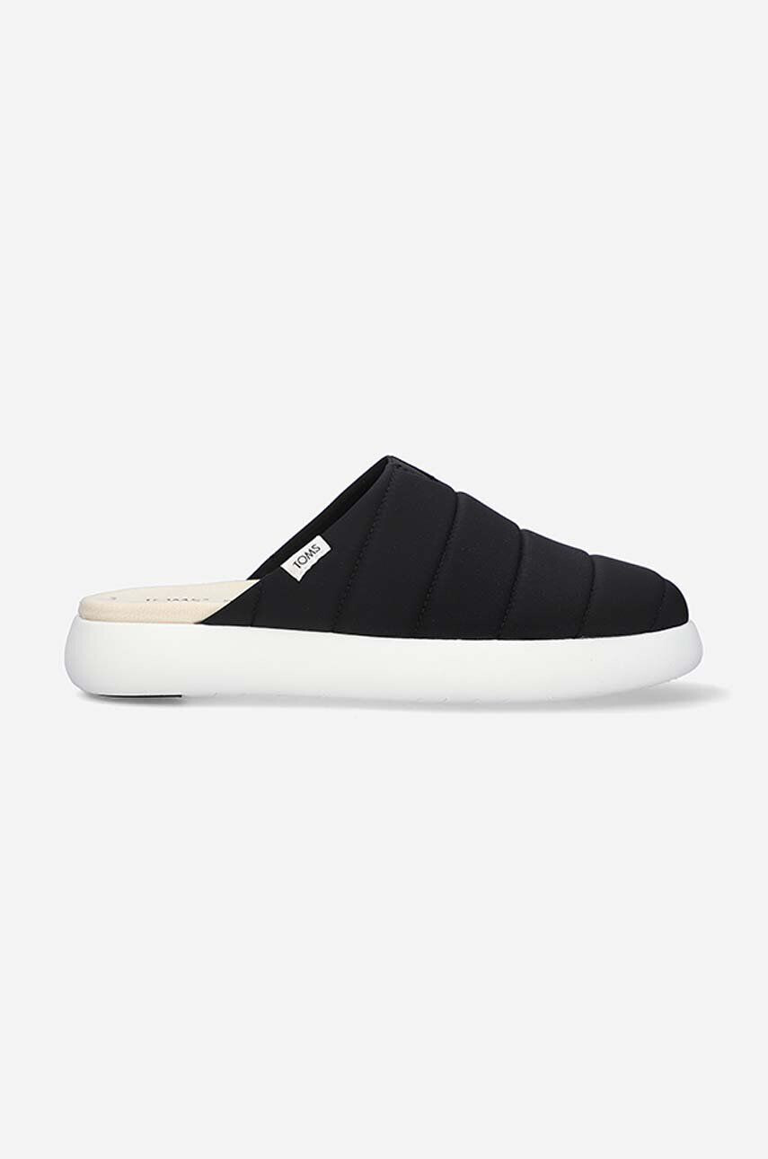 Toms papuci Matte Mallow Mule Sneaker femei culoarea negru - Pled.ro