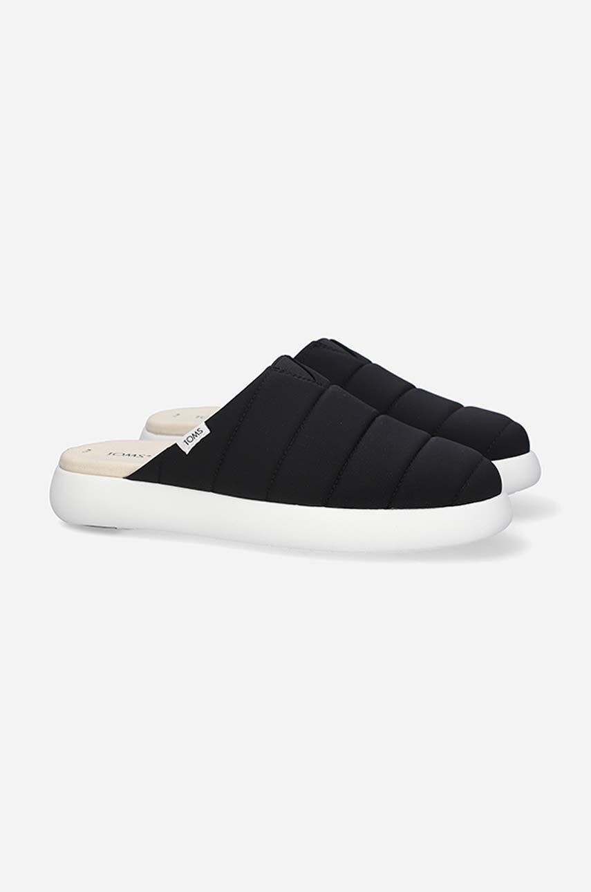 Toms papuci Matte Mallow Mule Sneaker femei culoarea negru - Pled.ro