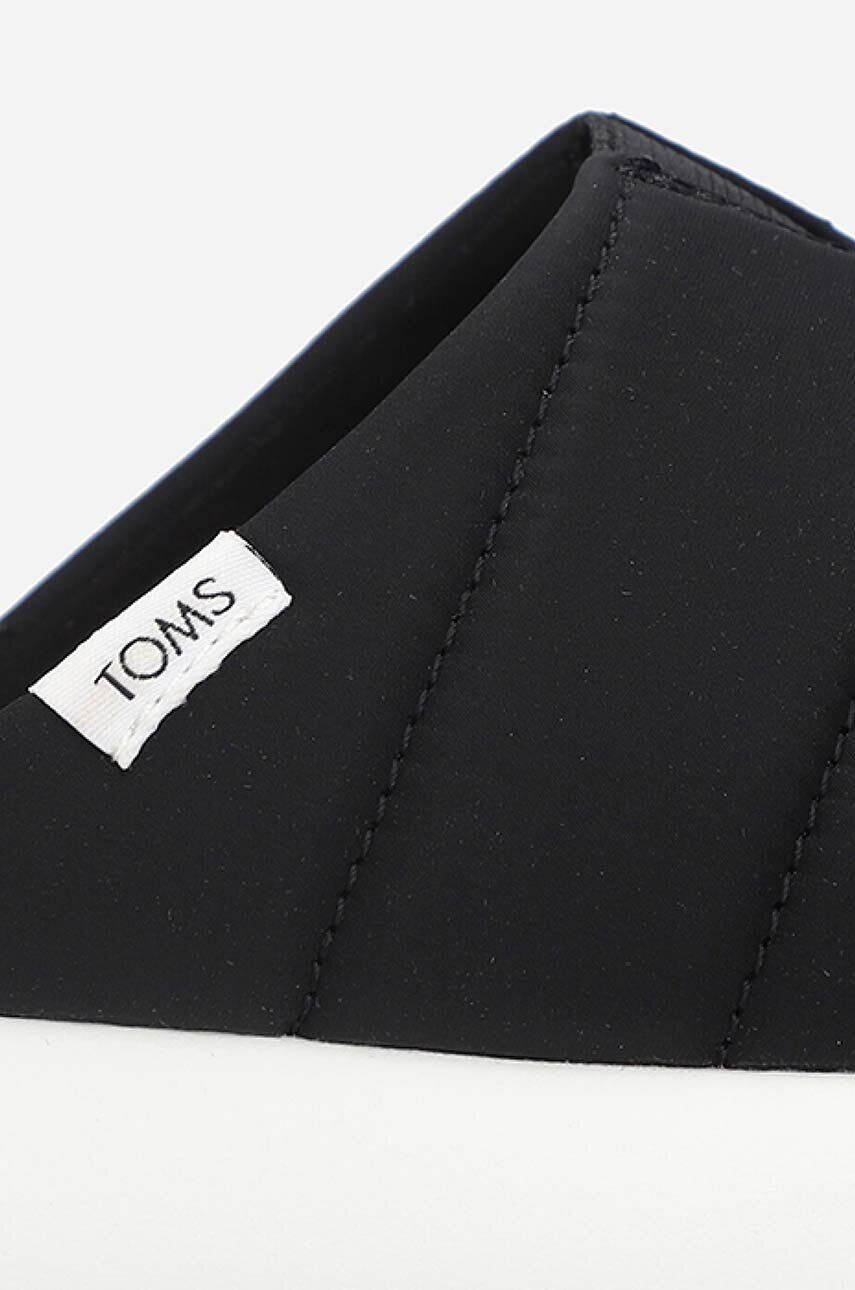 Toms papuci Matte Mallow Mule Sneaker femei culoarea negru - Pled.ro