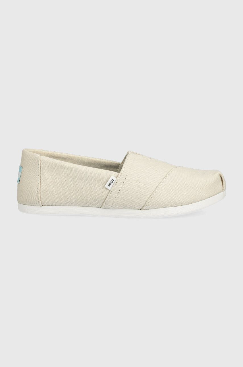 Toms tenisi Alpargata culoarea bej - Pled.ro