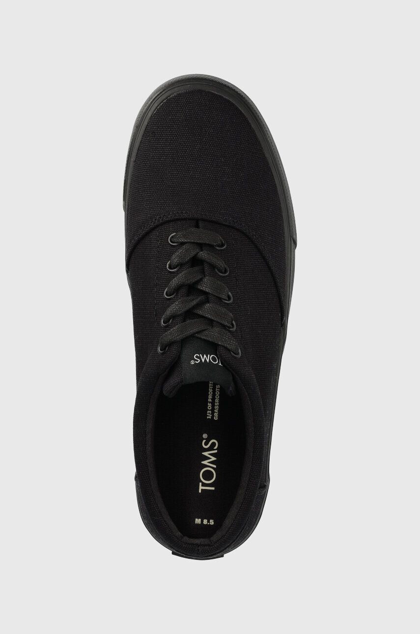 Toms tenisi Alpargata Fenix Lace Up barbati culoarea negru 10018841 - Pled.ro