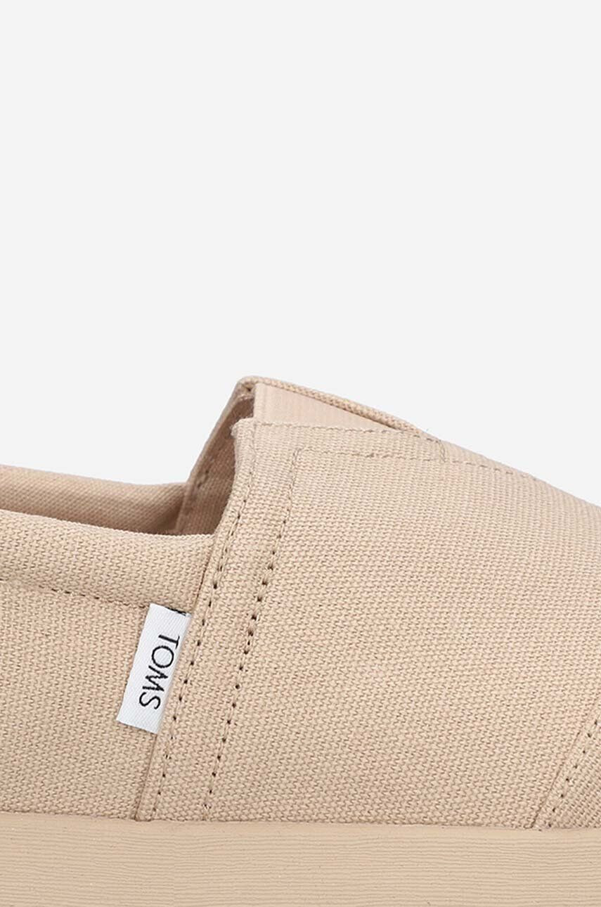 Toms tenisi Alpargata Forward barbati culoarea bej - Pled.ro