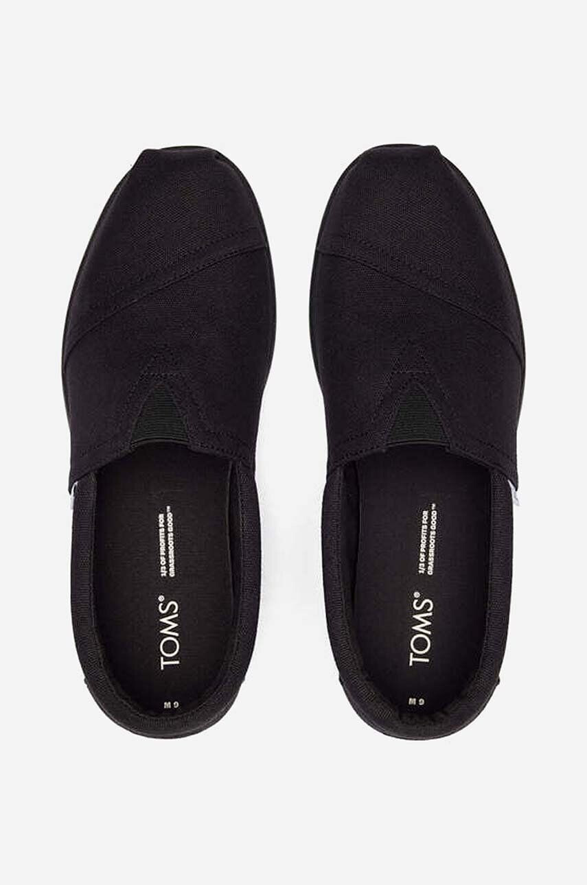 Toms tenisi Alpargata Forward barbati culoarea negru - Pled.ro