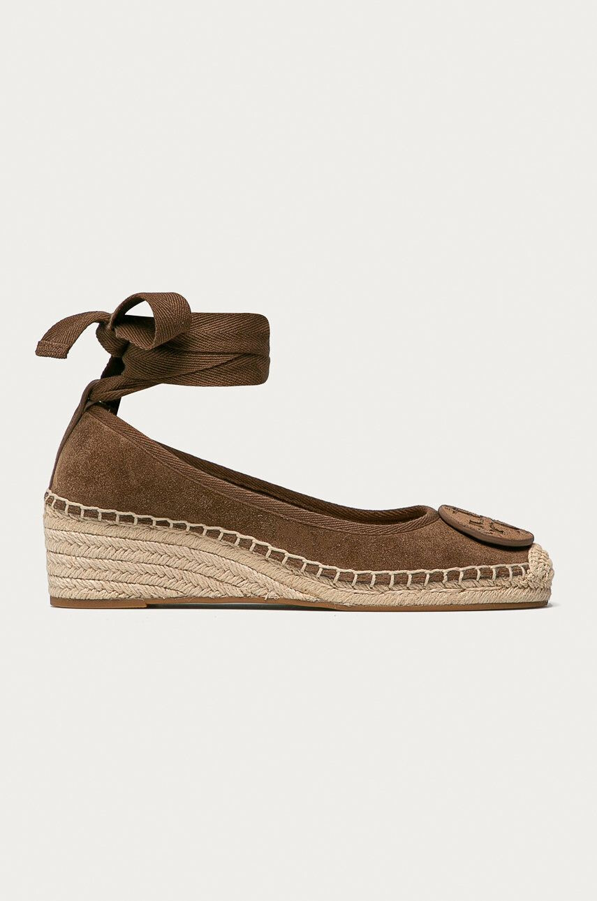 Tory Burch Espadrile din piele întoarsă - Pled.ro