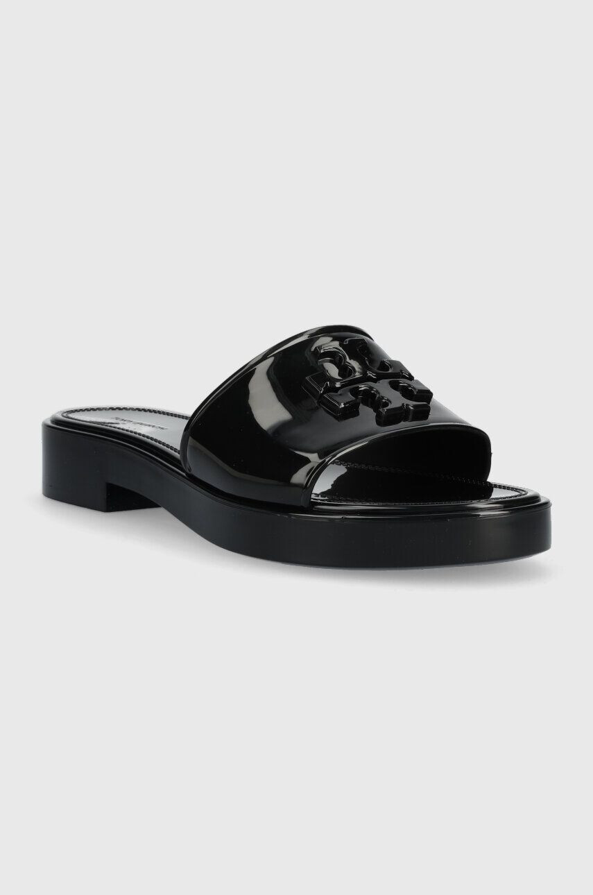 Tory Burch papuci 147569-006 femei culoarea negru Eleanor Jelly Slide - Pled.ro