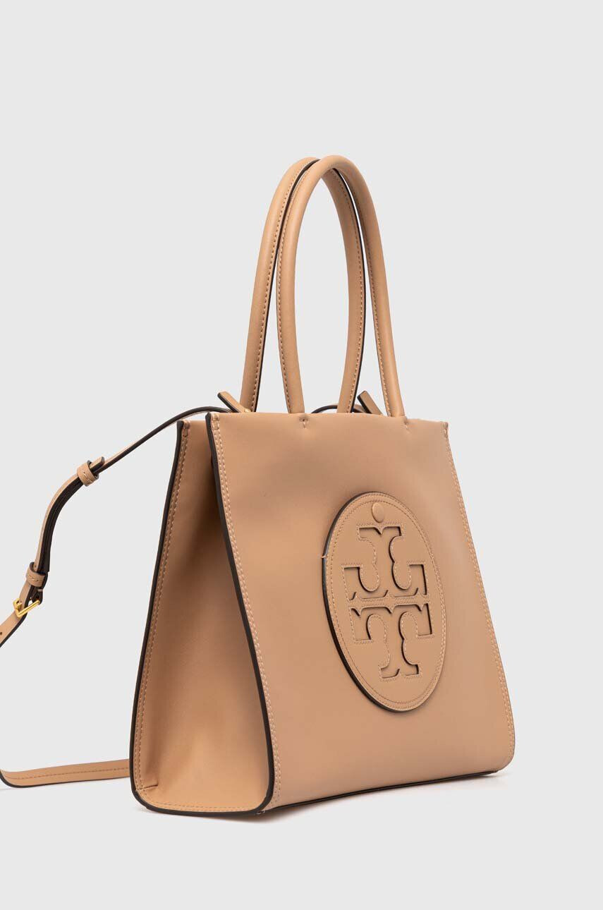 Tory Burch poseta culoarea bej - Pled.ro