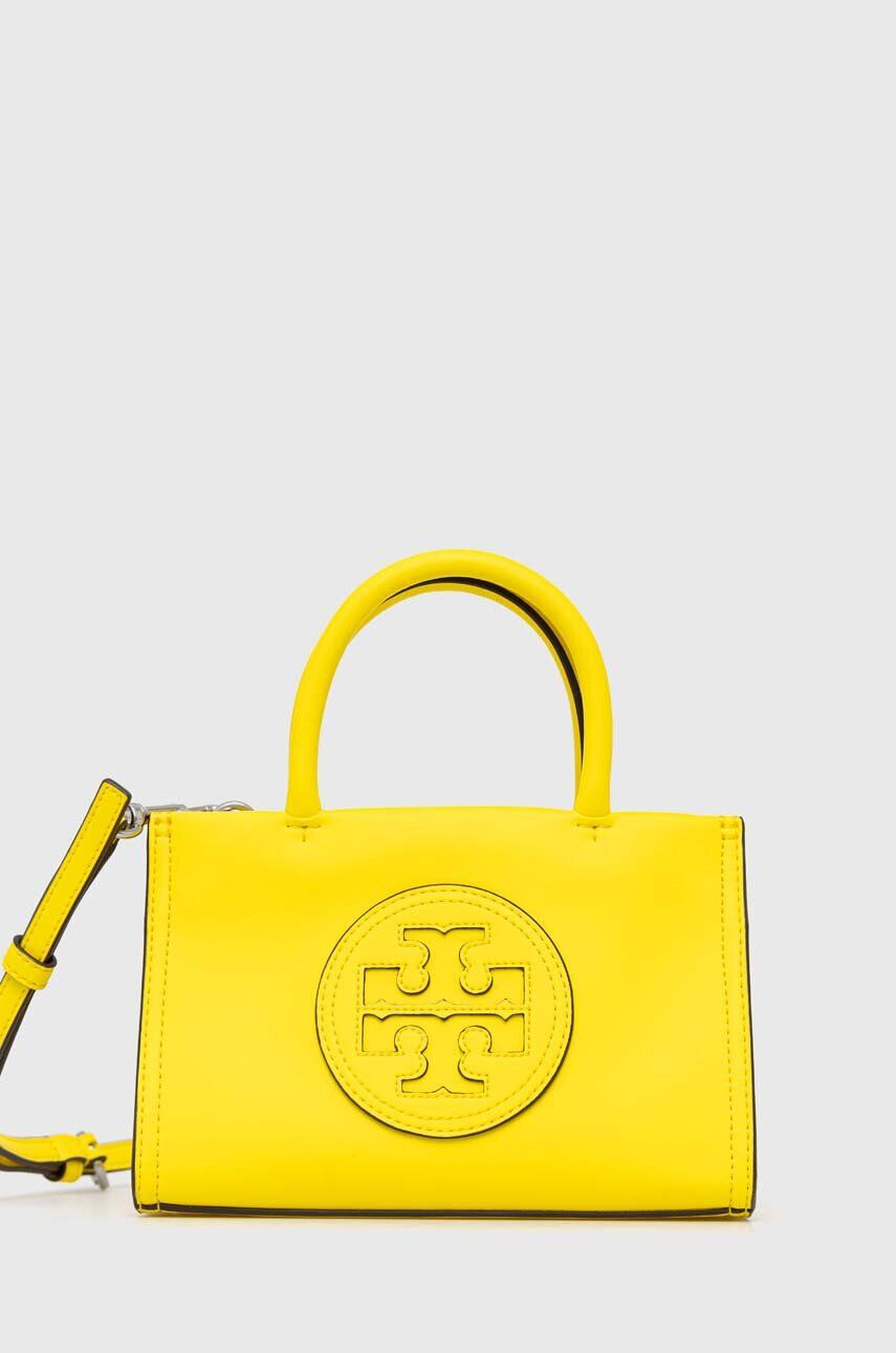 Tory Burch poseta culoarea galben - Pled.ro