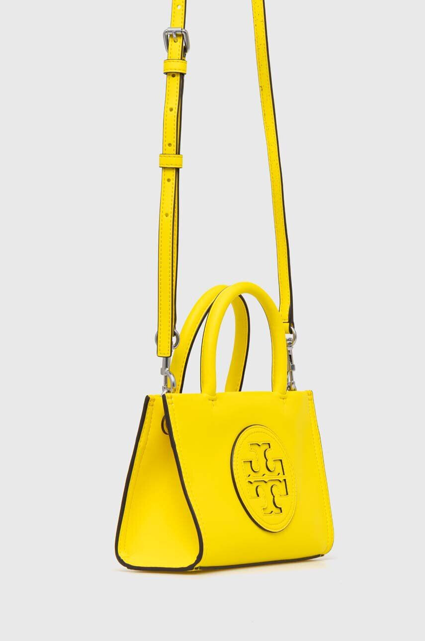 Tory Burch poseta culoarea galben - Pled.ro