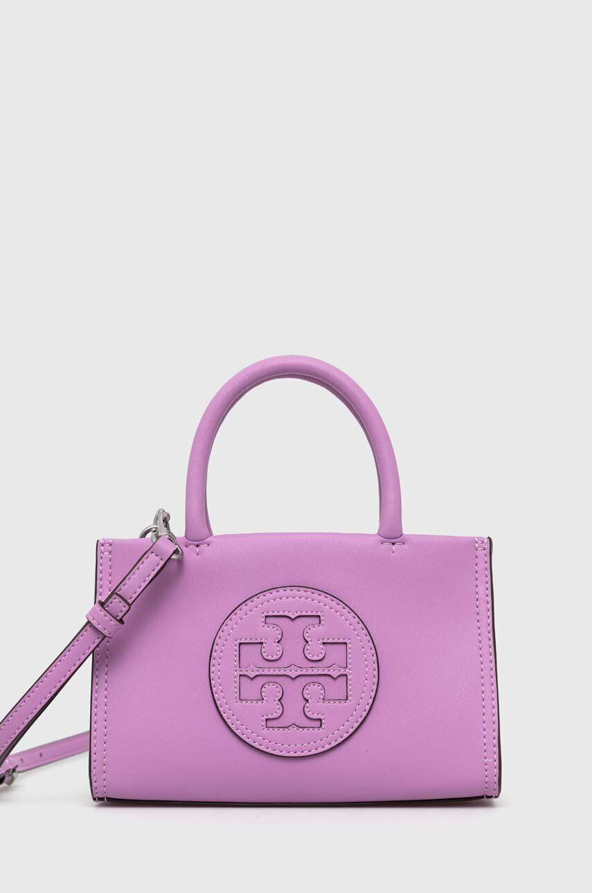 Tory Burch poseta culoarea gri - Pled.ro