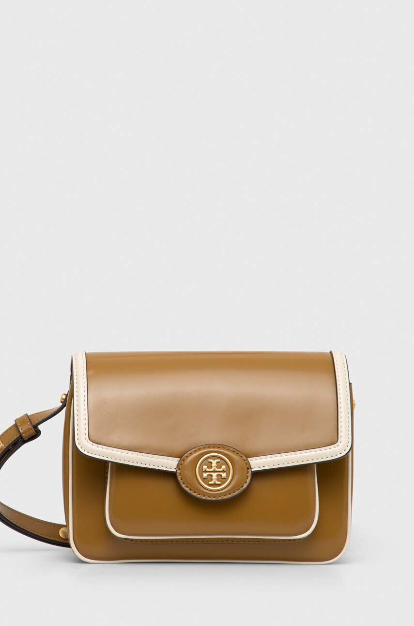 Tory Burch poseta culoarea galben - Pled.ro