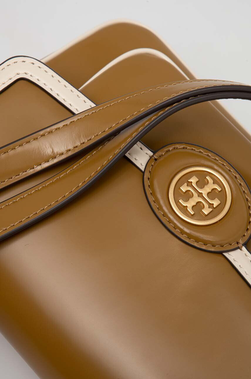 Tory Burch poseta culoarea galben - Pled.ro