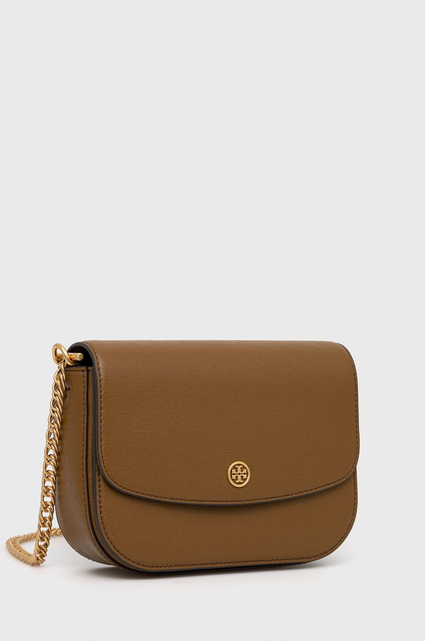 Tory Burch poseta de piele culoarea negru - Pled.ro