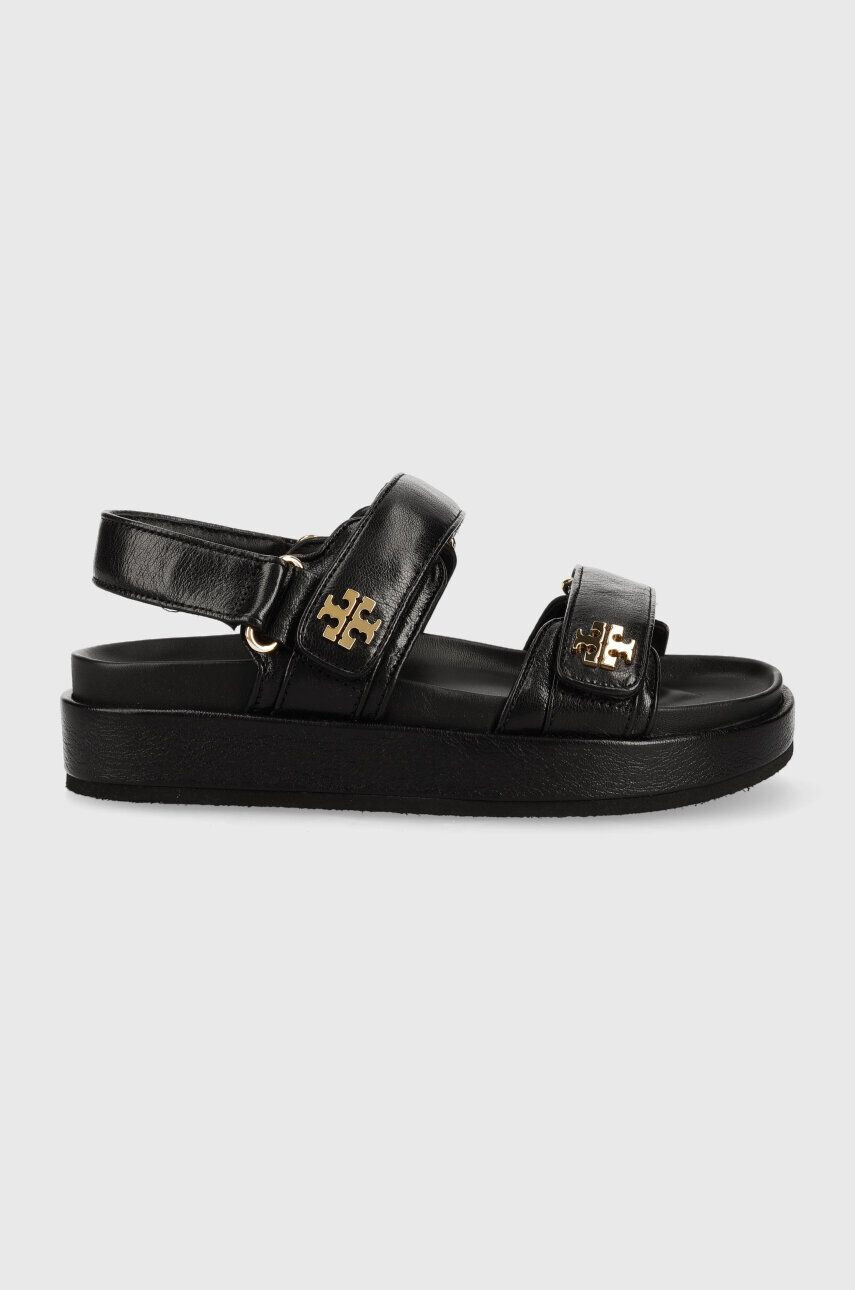 Tory Burch sandale de piele Kira Sport femei culoarea negru 144328-001 - Pled.ro