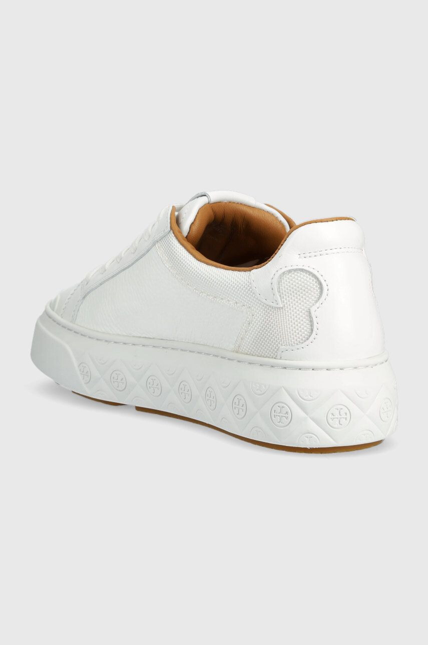 Tory Burch sneakers din piele ladybug culoarea alb - Pled.ro