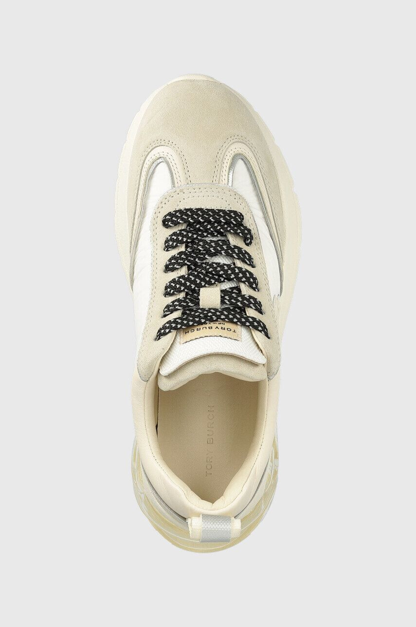 Tory Burch sneakers Good Luck culoarea bej 143969-100 - Pled.ro