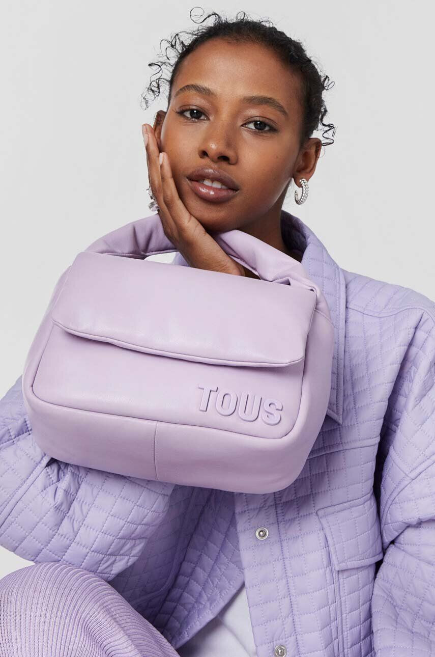 Tous poseta Carol culoarea violet - Pled.ro