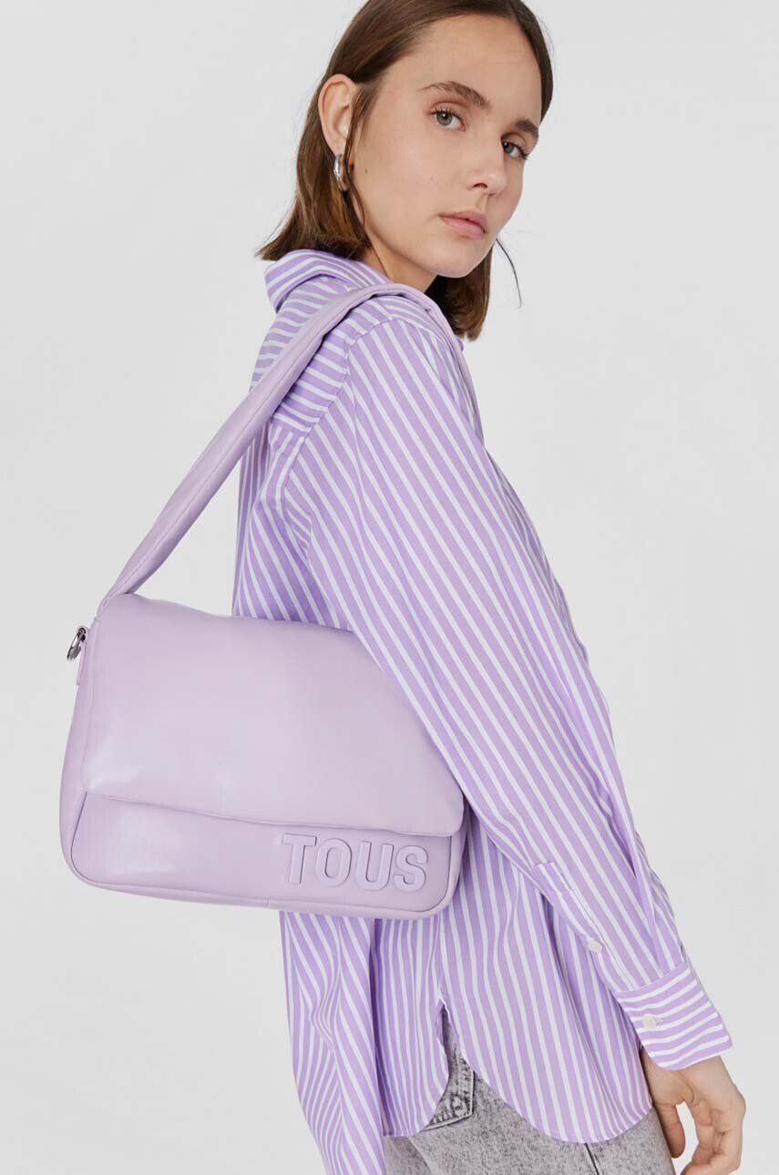 Tous poseta Carol culoarea violet - Pled.ro