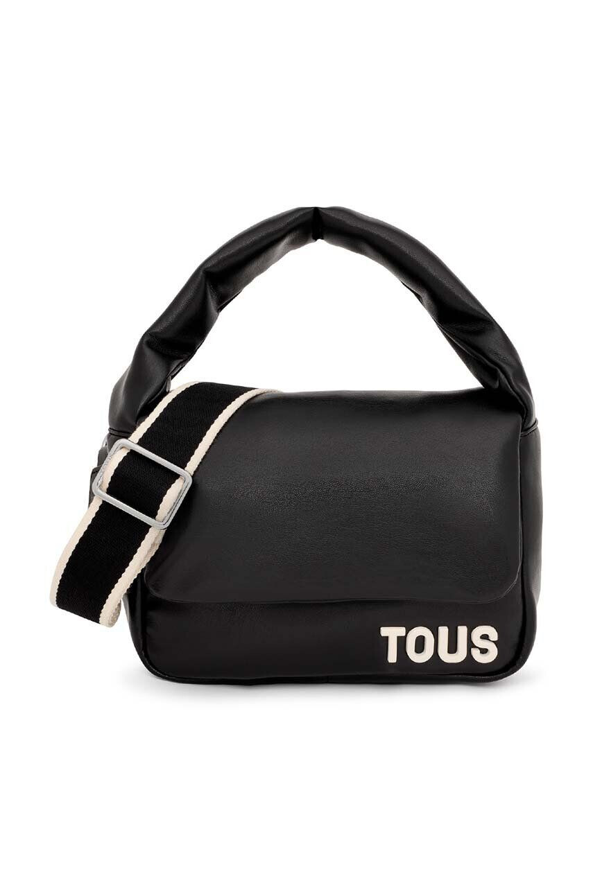 Tous poseta Carol culoarea negru - Pled.ro