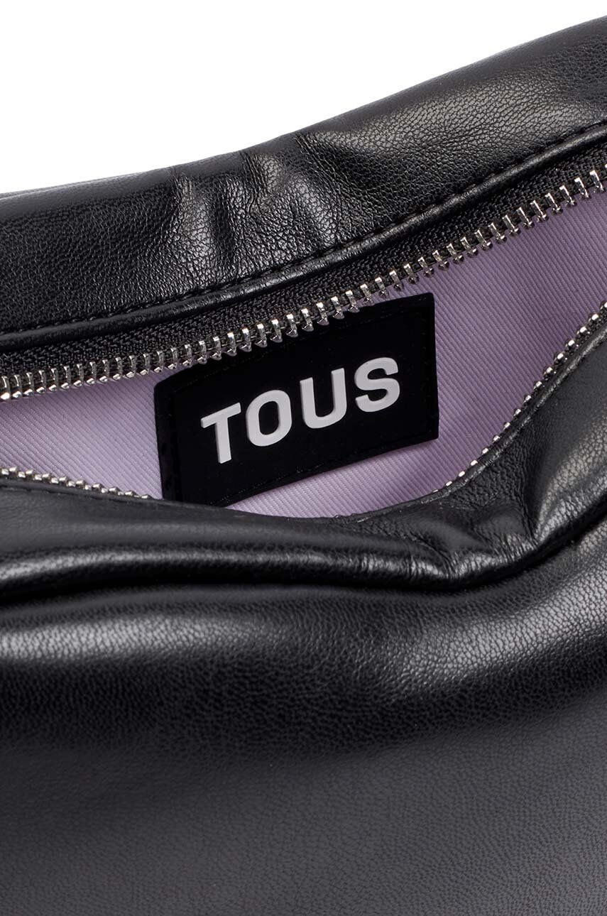 Tous poseta Carol culoarea negru - Pled.ro