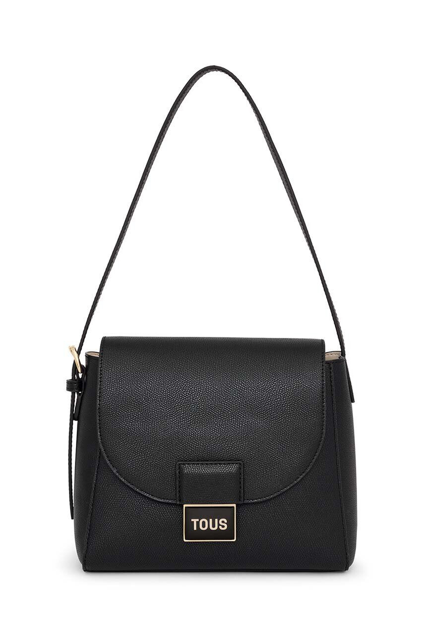 Tous rucsac femei culoarea negru mic neted - Pled.ro