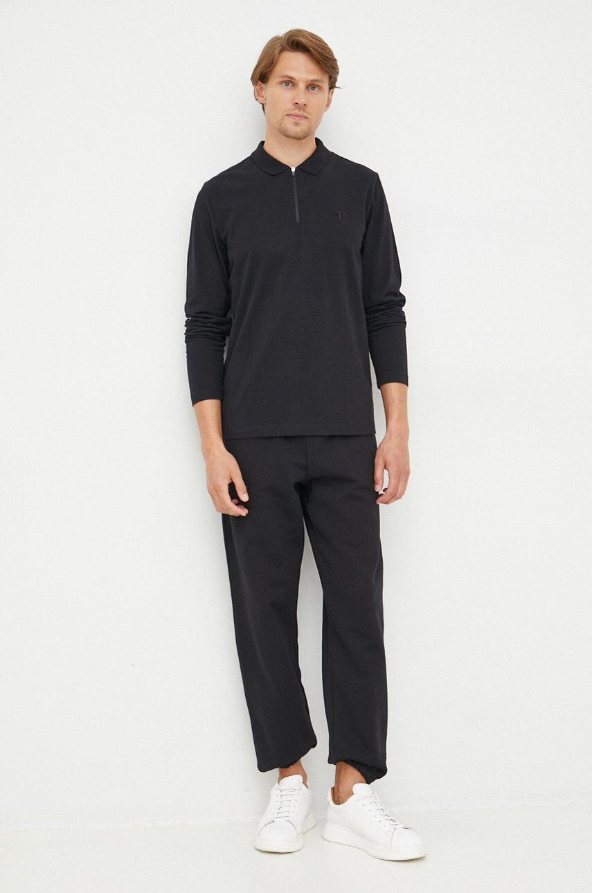 Trussardi longsleeve din bumbac - Pled.ro