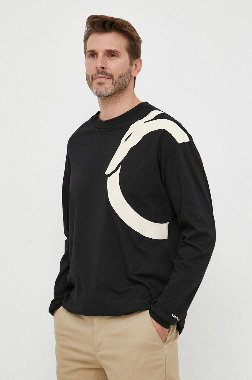 Trussardi longsleeve din bumbac - Pled.ro