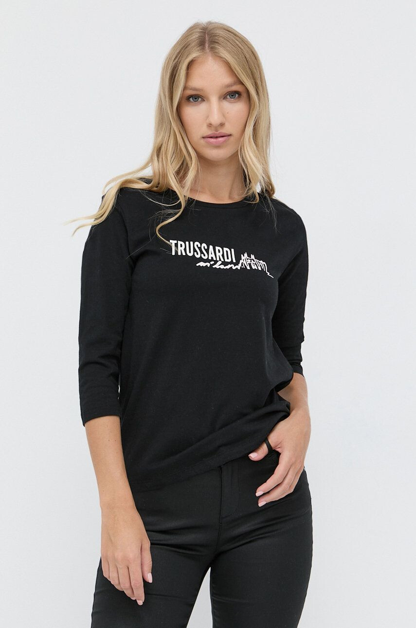 Trussardi Longsleeve din bumbac - Pled.ro