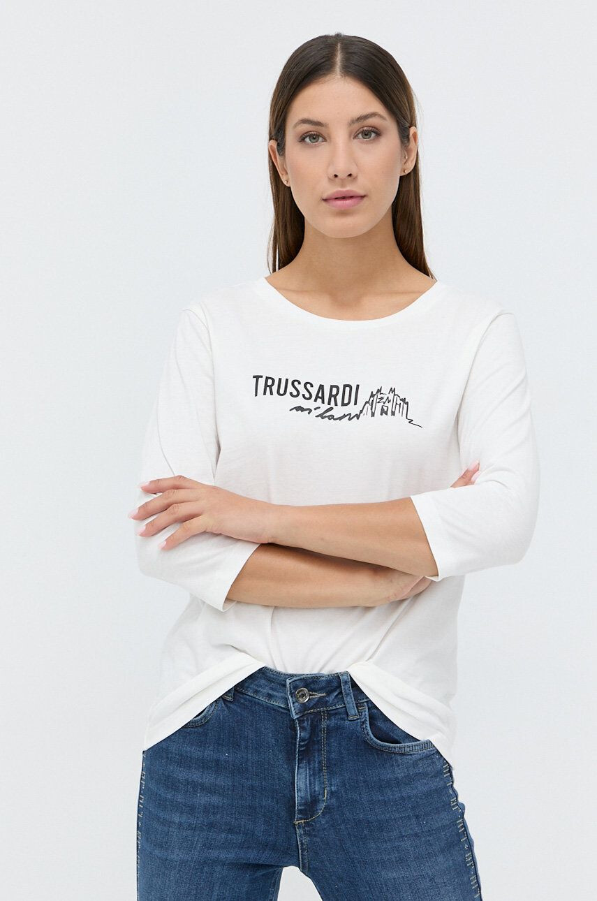 Trussardi Longsleeve din bumbac - Pled.ro