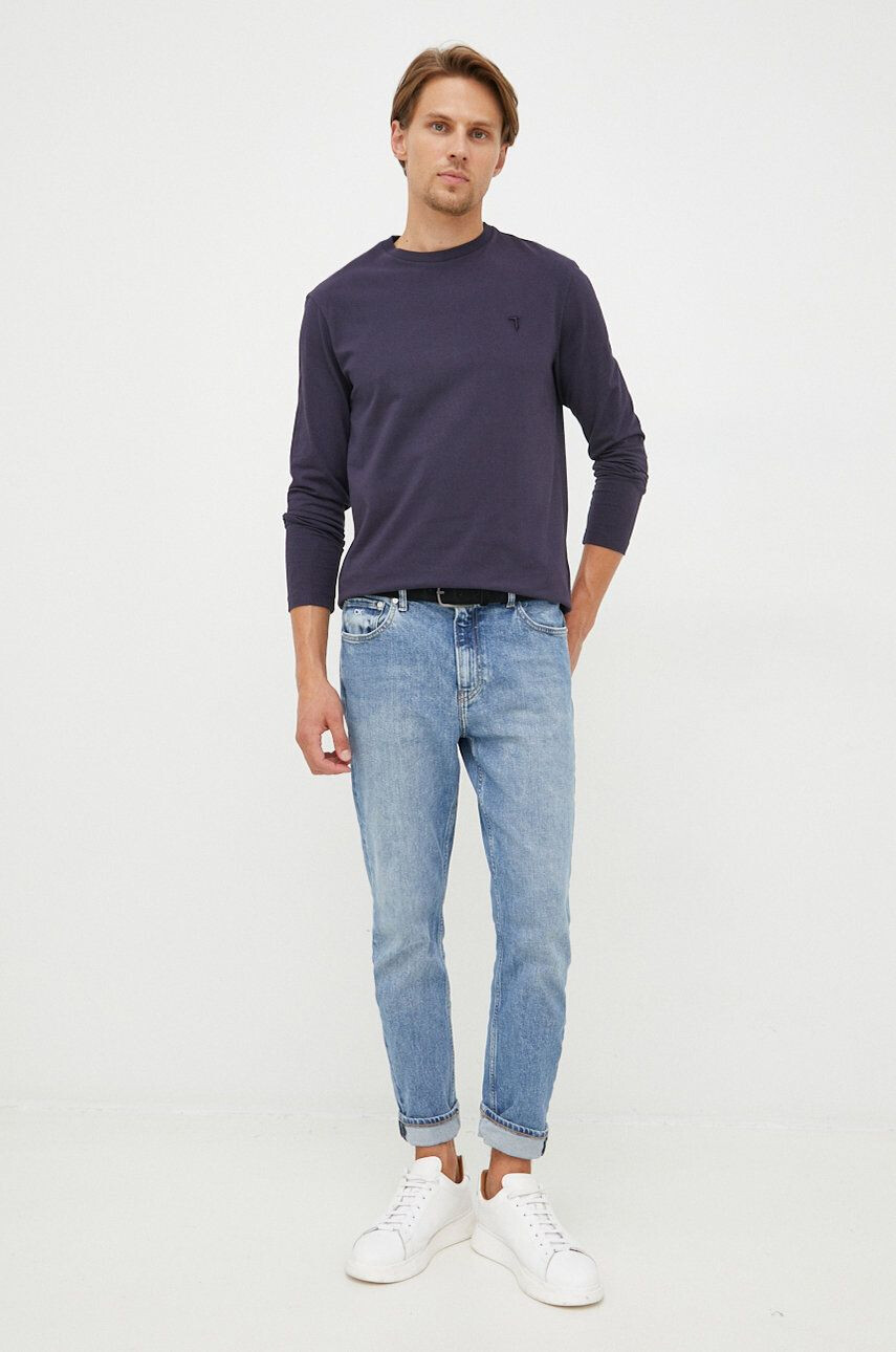 Trussardi longsleeve din bumbac - Pled.ro