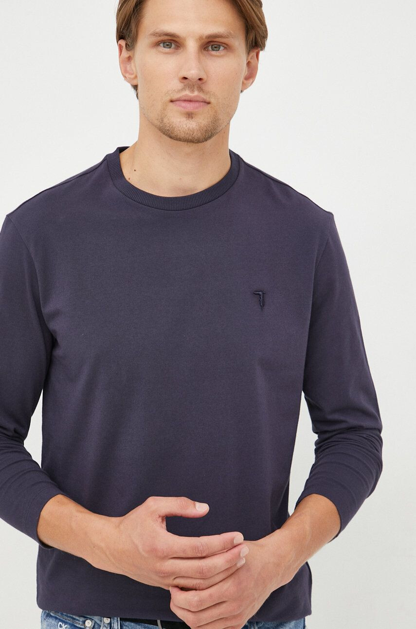 Trussardi longsleeve din bumbac - Pled.ro