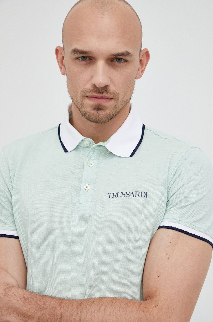 Trussardi Polo de bumbac - Pled.ro