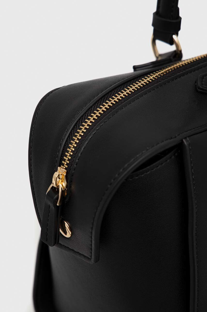 Trussardi poseta culoarea negru - Pled.ro