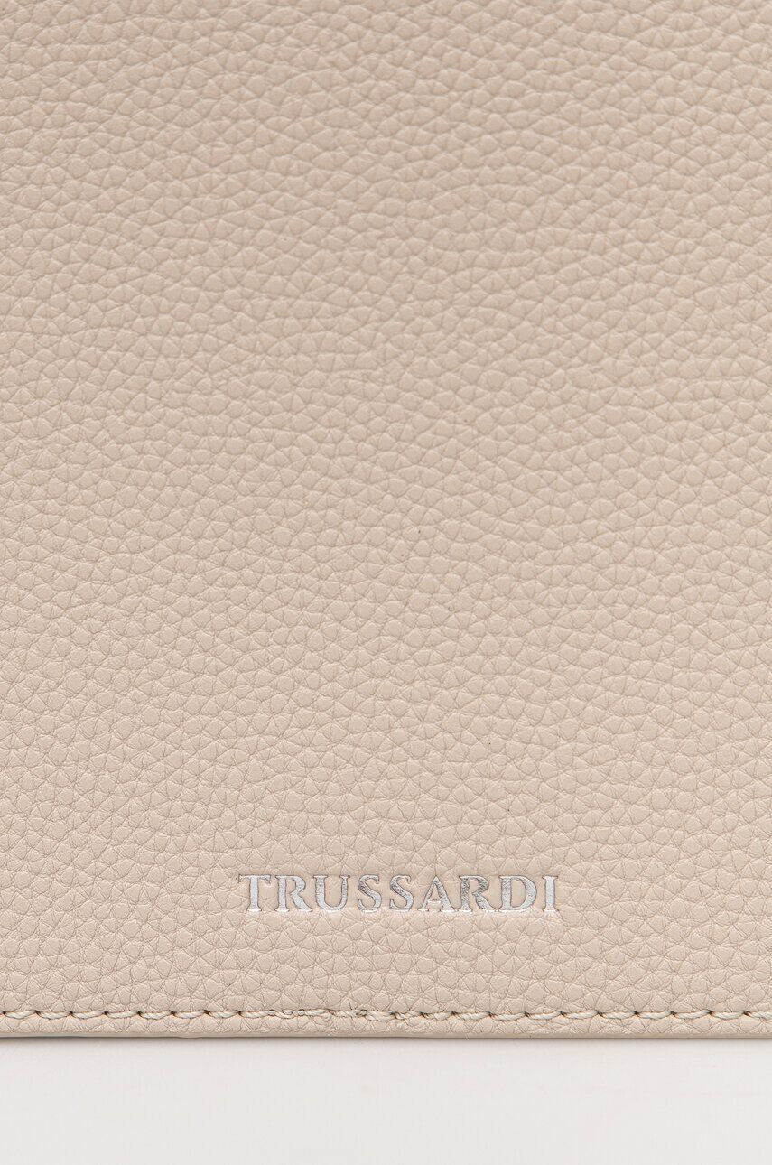 Trussardi poseta culoarea bej - Pled.ro