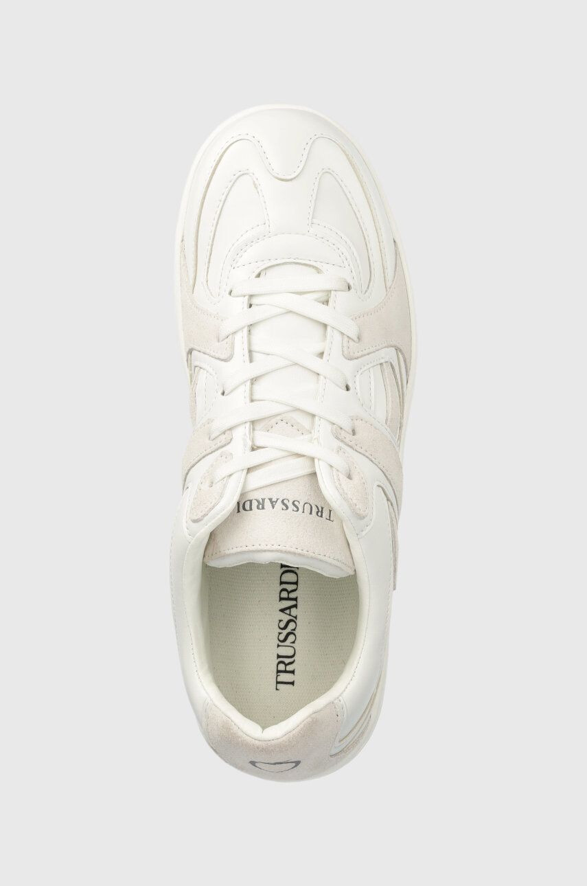 Trussardi sneakers Laurel Cup culoarea alb 77A00485 9Y099998 - Pled.ro