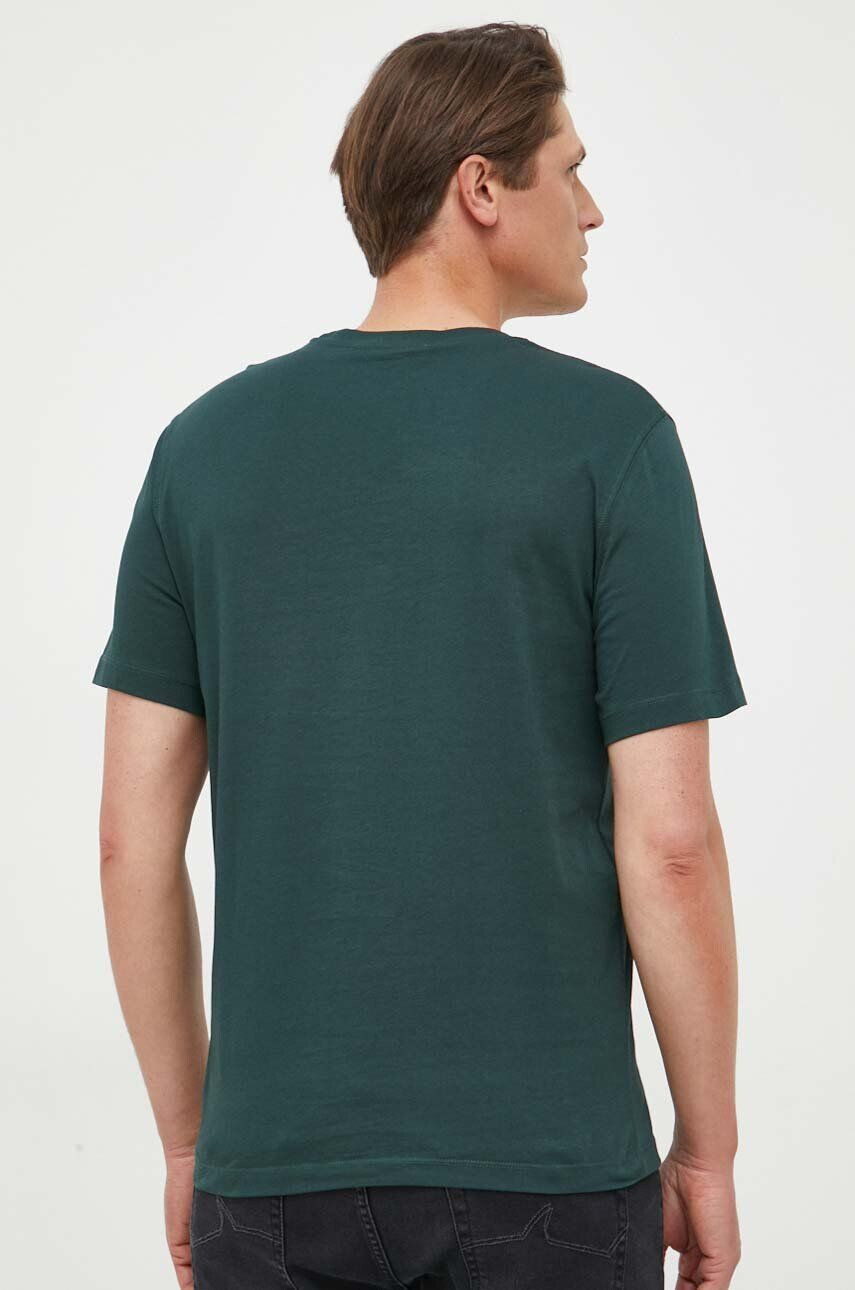 Trussardi tricou din bumbac culoarea verde cu imprimeu - Pled.ro