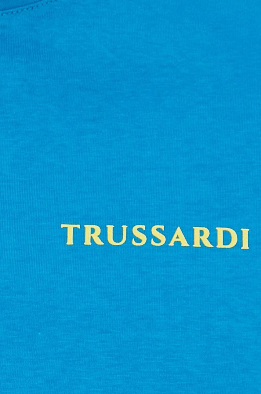 Trussardi tricou din bumbac cu imprimeu - Pled.ro