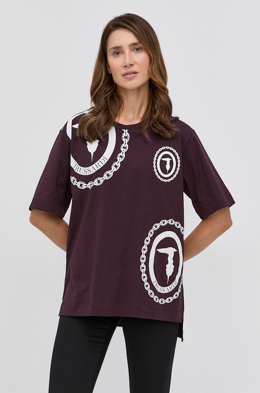 Trussardi Tricou din bumbac - Pled.ro