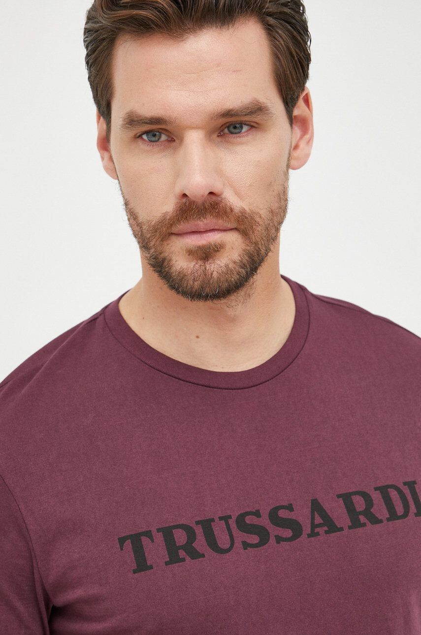 Trussardi tricou din bumbac - Pled.ro