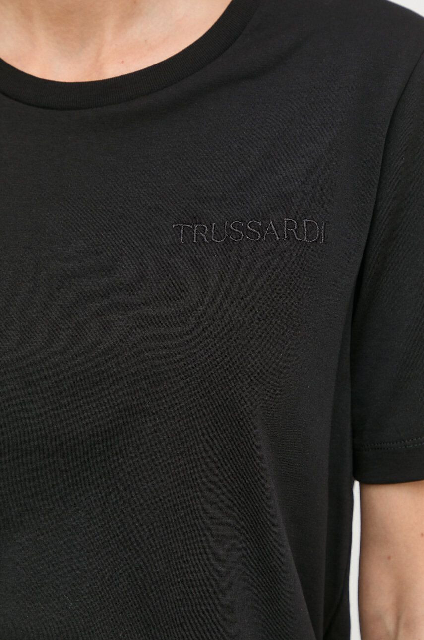 Trussardi tricou din bumbac - Pled.ro