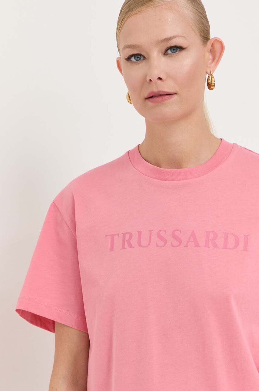 Trussardi tricou din bumbac - Pled.ro