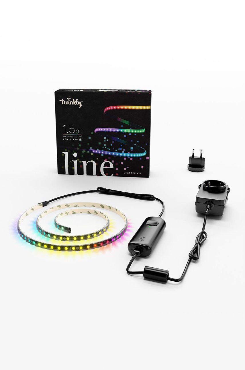 Twinkly bandă LED flexibilă 90 LED RGB 15m - Starter KIt - Pled.ro