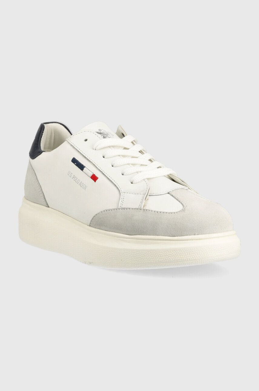 U.S. Polo Assn. sneakers din piele CARDI culoarea alb CARDI012D - Pled.ro