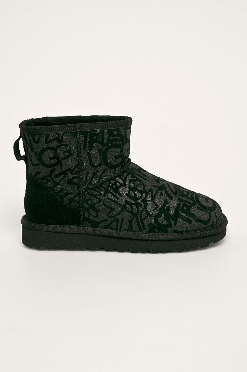 Ugg Bocanci de piele Classic Mini Sparkle Graffiti - Pled.ro