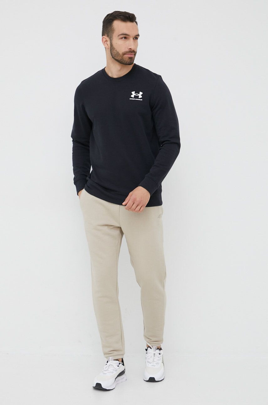 Under Armour bluza 1370404 barbati culoarea negru neted - Pled.ro