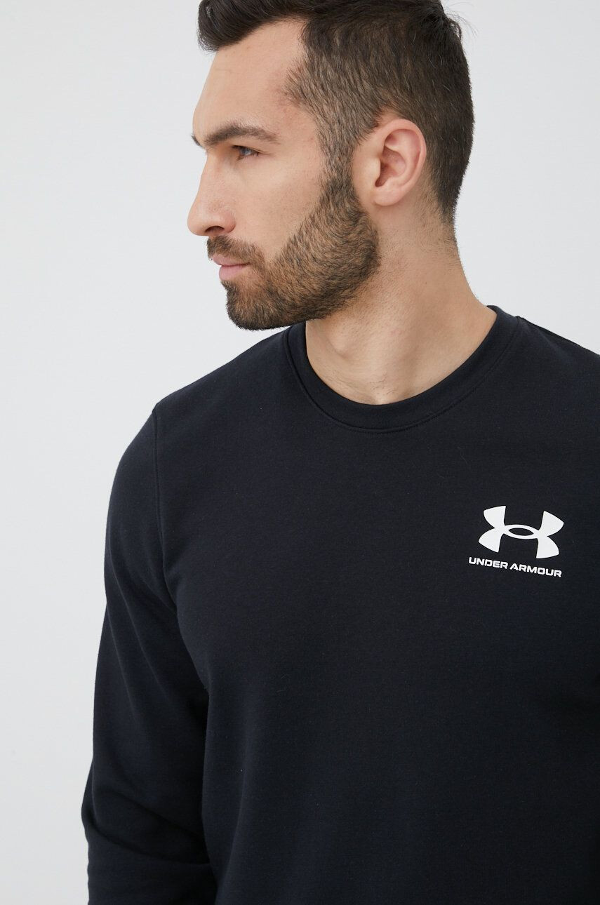 Under Armour bluza 1370404 barbati culoarea negru neted - Pled.ro