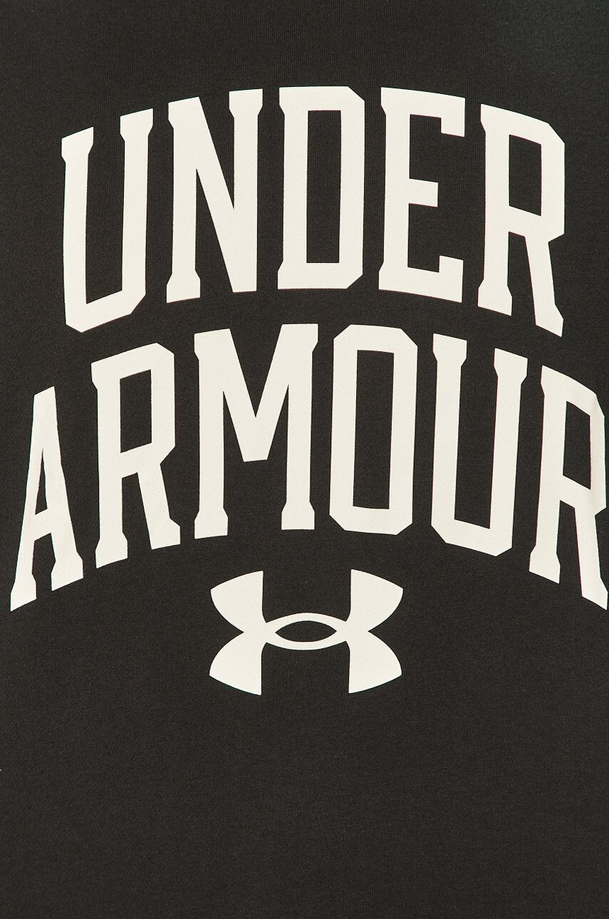 Under Armour Bluză 1361561 bărbați culoarea negru cu imprimeu - Pled.ro