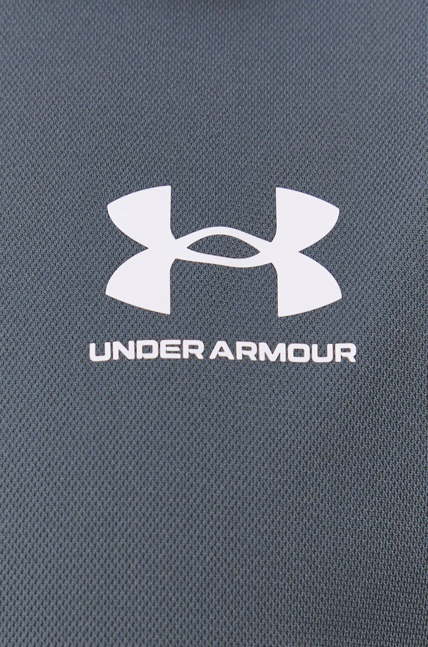 Under Armour hanorac de antrenament Pique 1366202 barbati culoarea gri neted - Pled.ro