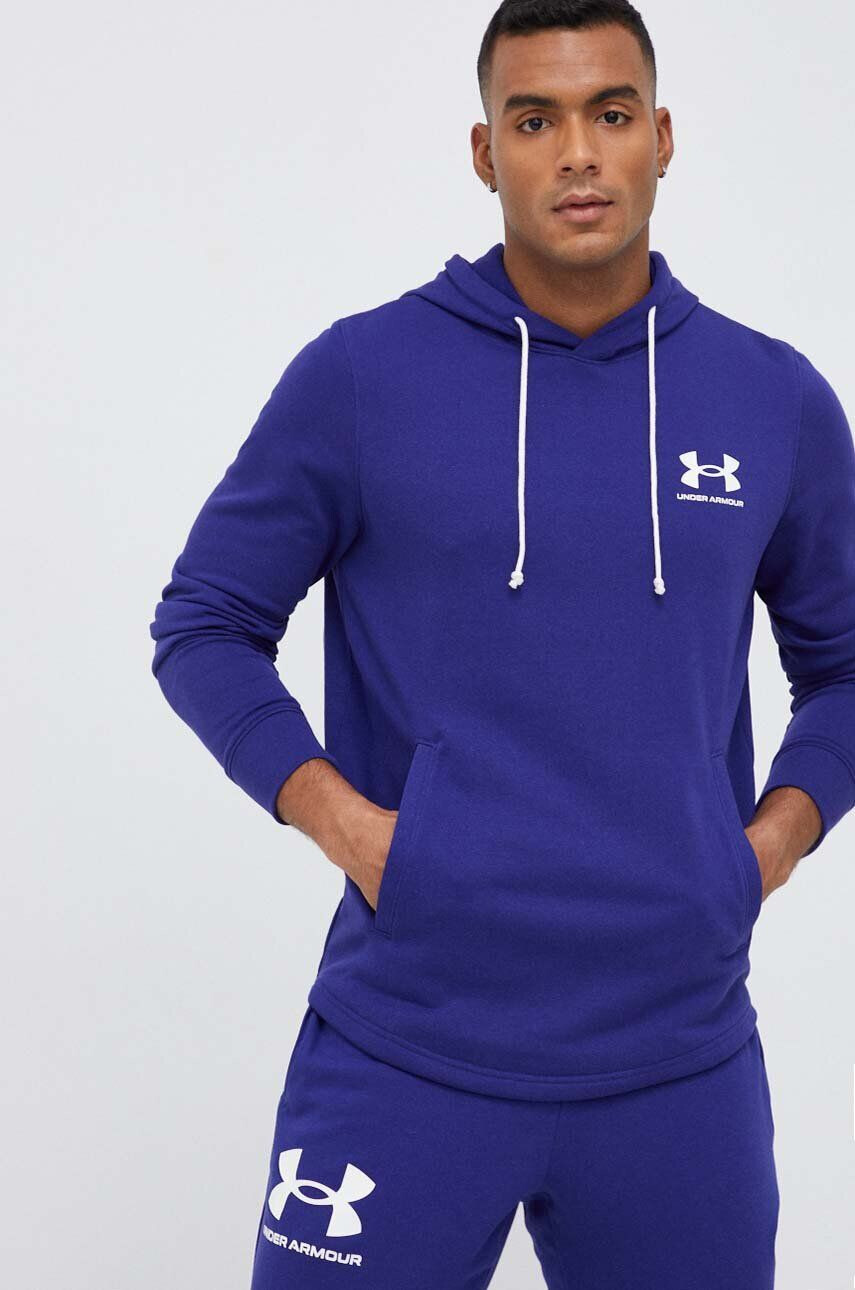 Under Armour bluza barbati culoarea violet neted - Pled.ro